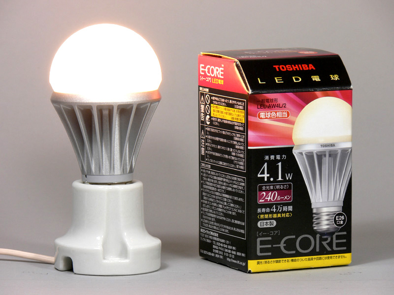 �uE-CORE ��ʓd���` 4.1W LEL-AW4L/2�v�́A�������Ŕ��M�d��40W�^�C�v�ɑ���
