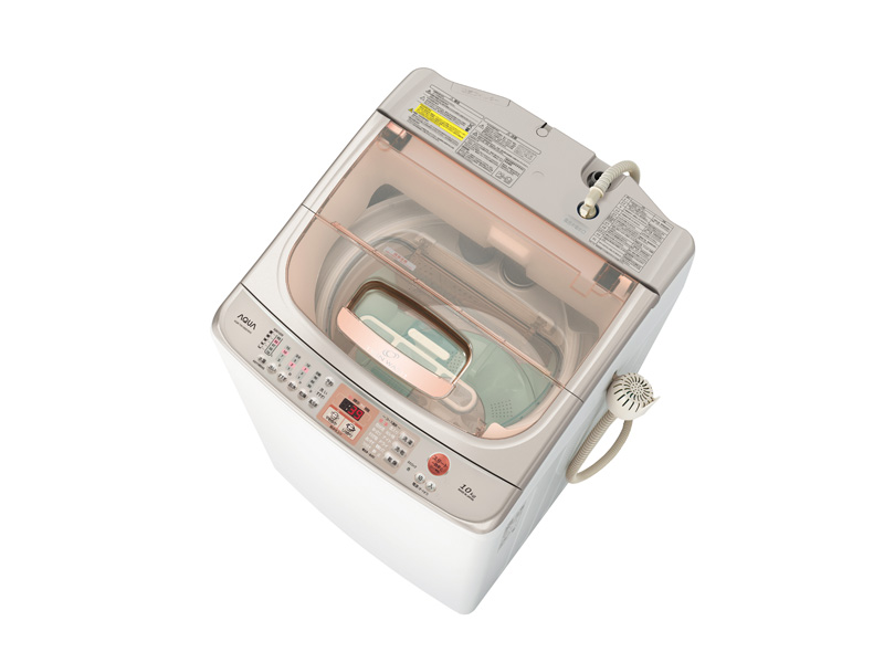 アクア、少ない水でしっかり洗浄できるタテ型洗濯乾燥機 - 家電 Watch