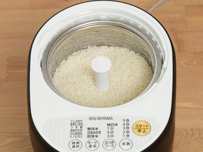 アイリスオーヤマ、31銘柄に対応し米のうまみや食感を保てる精米機
