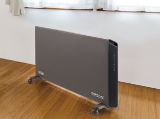 デロンギ、窓からの冷気をシャットアウトするコンベクターヒーター