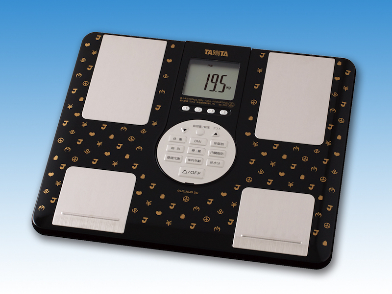 タニタ ジョジョの奇妙な冒険 音声体組成計 BC-203 東方仗助が褒めてくれる! タニタと『ジョジョの奇妙な冒険』がコラボ