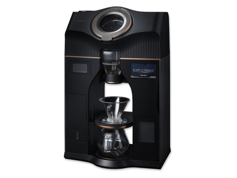焙煎からドリップまで一台で完結する全自動コーヒーマシン「CAFEROID