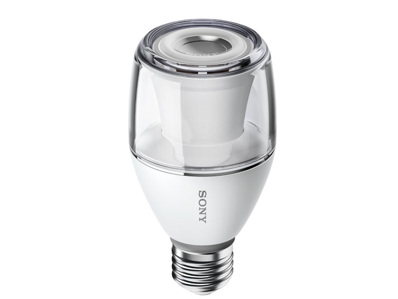 ソニー、スマホで操作できるE26口金のLED電球スピーカー - 家電 Watch