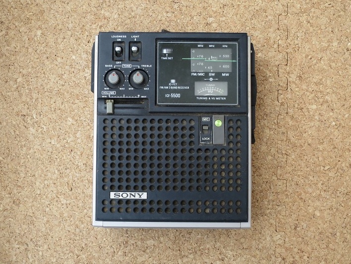 SONY ソニー ラジオ スカイセンサー ICF-5500 FM/MW/SW