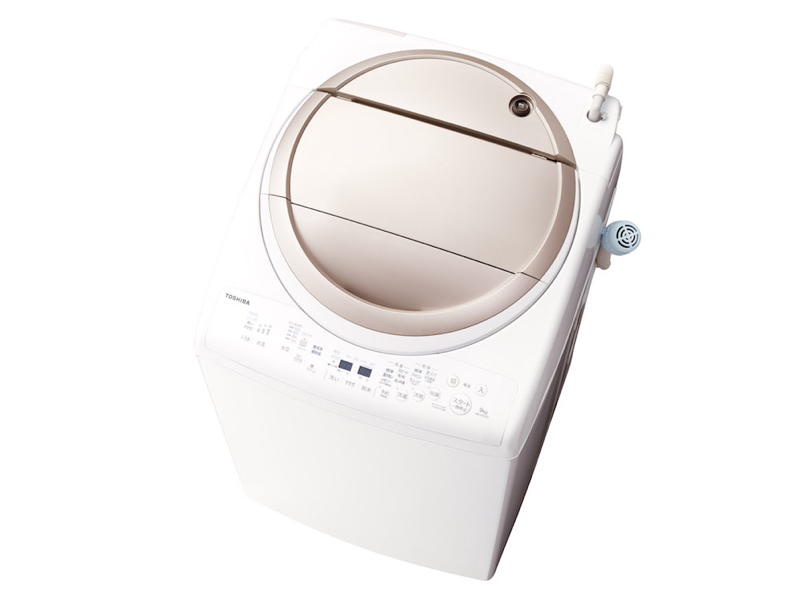東芝、衣類と洗濯水を温めて洗浄力をアップさせた縦型洗濯乾燥機
