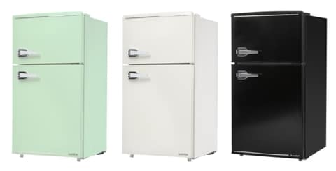 2台目としても使えるレトロデザイン採用の小型冷蔵庫 家電 Watch