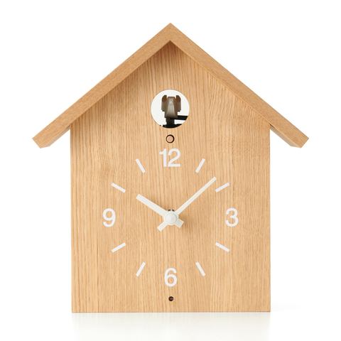 無印良品 クリ材の木目を活かした シンプルデザインの鳩時計を180台限定で予約開始 家電 Watch