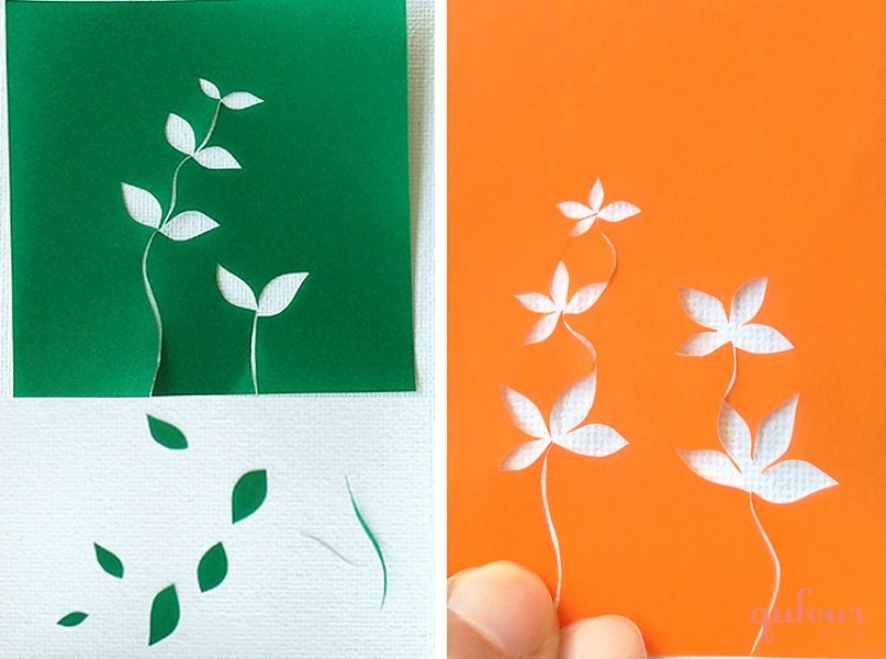 暮らし 折り紙とハサミで切り絵15 テクニック編 可愛い 飾り模様 に挑戦 家電 Watch