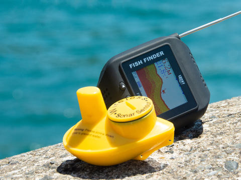 魚影はもちろん水中の地形や水温も分かる ウェアラブルな魚群探知機 ぎょぎょウォッチ 家電 Watch