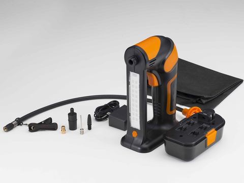 Ccp 浮き輪やタイヤなどの空気入れが自動でできるコードレス電動エアコンプレッサー 家電 Watch