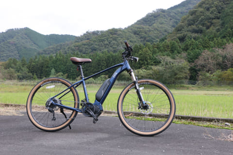 街乗り向きな見た目でオフロードも走れる サイクルスポット初のe Bike Evita レビュー 家電製品レビュー 家電 Watch