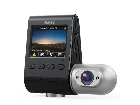 Aukey ソニー製cmosセンサー搭載 前後ともにフルhd録画可能なドライブレコーダーが4 900円オフ 3 17まで 家電 Watch
