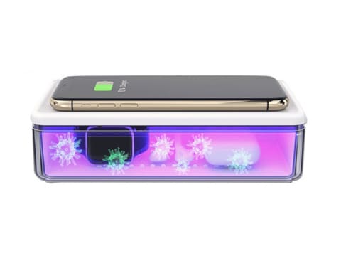 マスクや小物を除菌 スマホのワイヤレス充電もできる 紫外線除菌器 家電 Watch