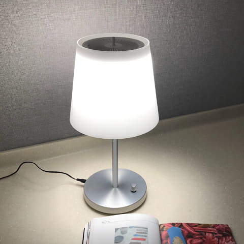 フィルター交換不要 光触媒採用の空気清浄機 インテリアライトにも 家電 Watch