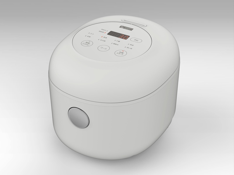 ヤマダ シンプルデザインの炊飯器 カゴ付きで蒸し料理も作れる 家電 Watch