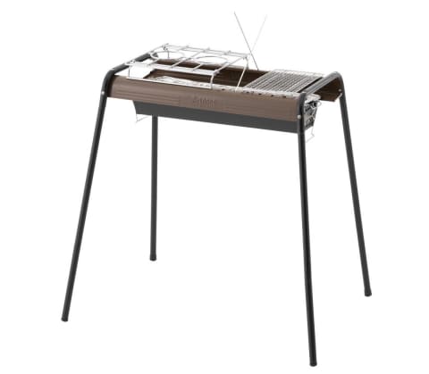 ロゴス バーベキューしながら串焼きもできる串穴付きグリル 家電 Watch