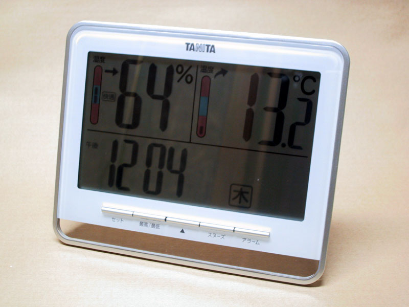 やじうまミニレビュー - タニタ「デジタル温湿度計 TT-538」 - 家電 Watch