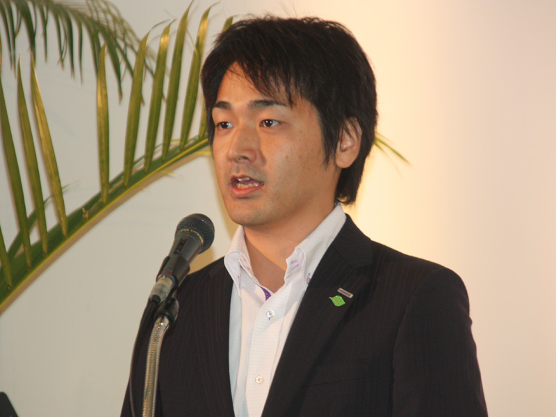 <font color="navy" size="2">パナソニック アプライアンス・ウェルネス マーケティング本部 商品グループの吉田晋也氏</font>