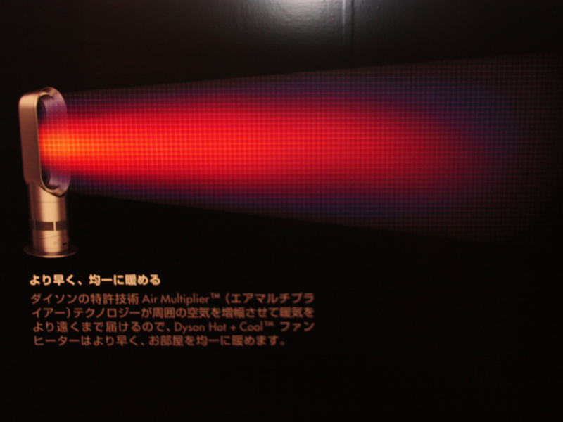 室内をムラなく暖めることができるという