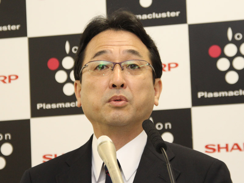 シャープ 健康・環境システム事業本部 ランドリーシステム事業部 事業部長 阪本実雄氏