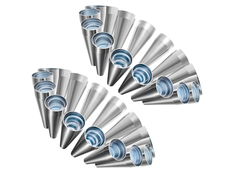 サイクロンの数を従来の12個から倍の32個に変更した