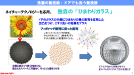 シャープ ひまわりの種子配列で洗浄力を高めたドラム式洗濯乾燥機 家電 Watch