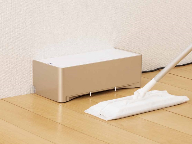 【ペットの毛の掃除に！】電動ちりとり ブラック掃除機本体 1top.jpg