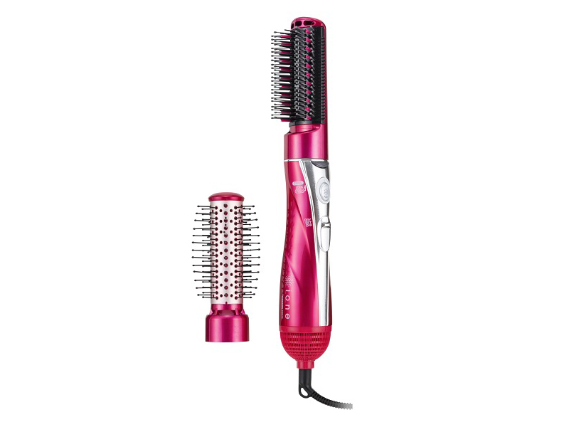 テスコム、2つのブラシでカールヘアからボリュームアップまでできる