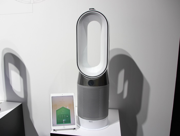 ダイソンの空気清浄ファンヒーターに新モデル、LCDディスプレイで部屋