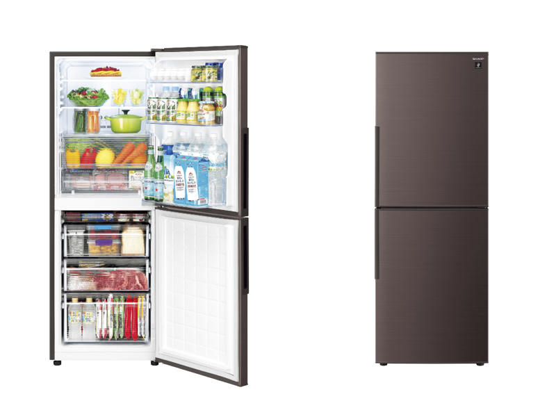 シャープ、容量280Lのうち約半分が冷凍室の2ドアメガフリーザー冷蔵庫 