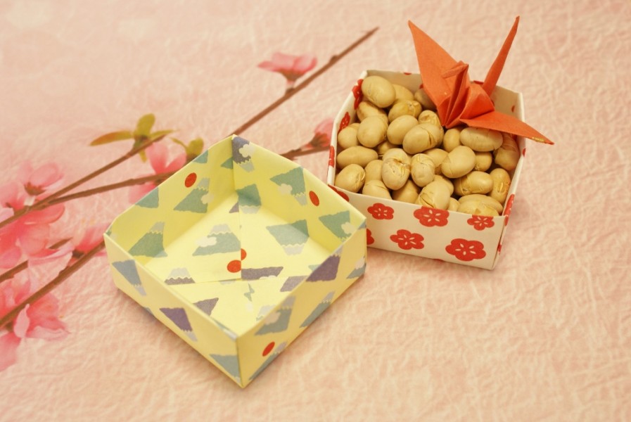 折り紙 箱 節分 節分の折り紙折り方まとめ！子供も簡単豆入れ箱や鬼飾りを手作り