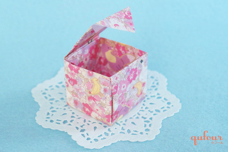 暮らし 1粒の特別チョコにぴったり 折り紙で作る フタ付きboxとアレンジ 家電 Watch