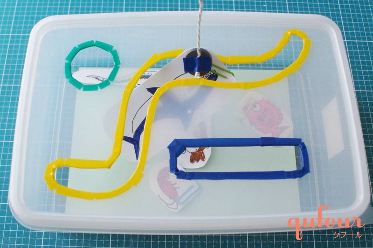 暮らし 入院中もベッドで遊べるおもちゃ タッパーの魚釣りセット の作り方 家電 Watch