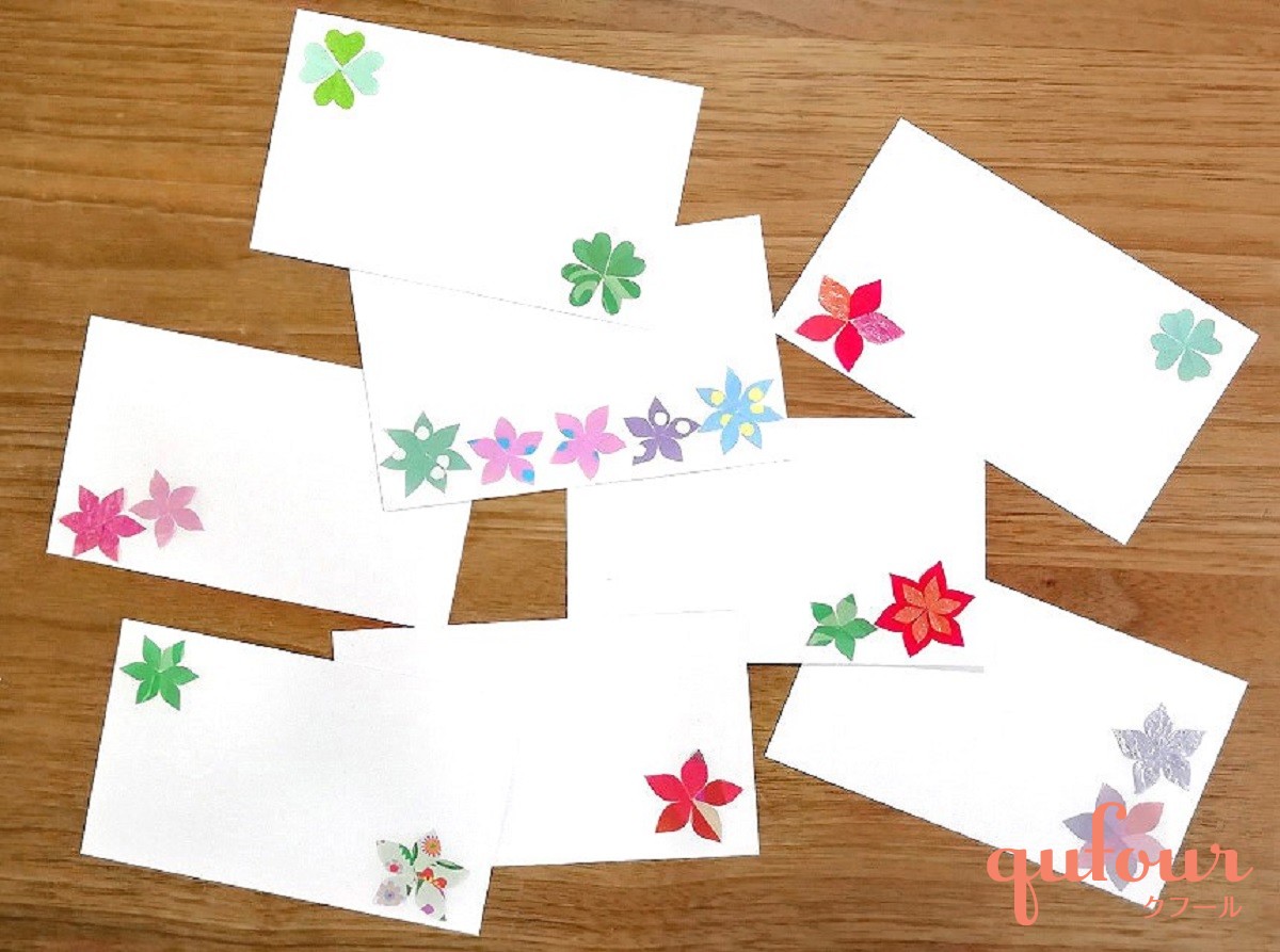 暮らし 季節の切り絵カード7 お礼やプレゼントに添えよう 花のミニカード 家電 Watch