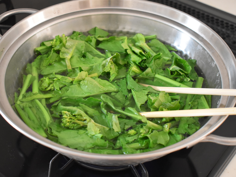 調理の下処理春を感じる野菜 菜の花 選び方と下茹で方法のコツ 家電 Watch