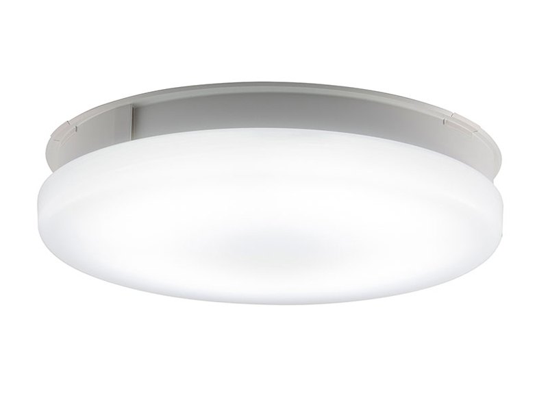 小型ファン3個を内蔵する、LEDシーリングライト ～部屋の空気循環に