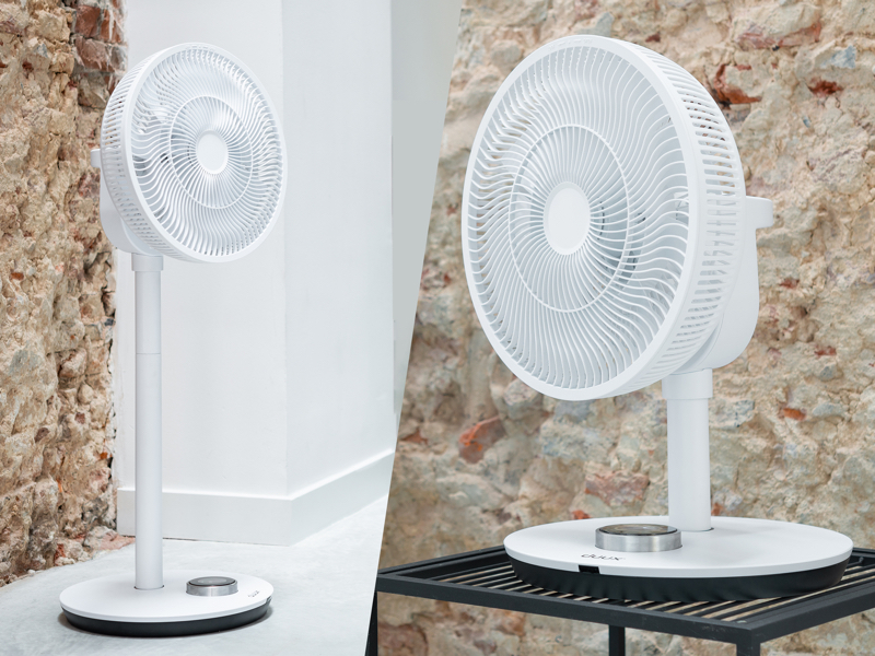 ツカモト、3D自動首振機能を搭載したオランダ生まれのDC扇風機 - 家電