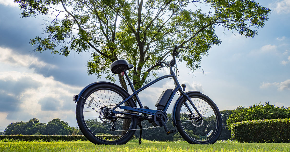 体を起こしてゆっくり乗れる♪ビーチクルーザータイプのe-bike「TOWNIE GO!」が快適すぎる!!【家電製品レビュー】- 家電 Watch