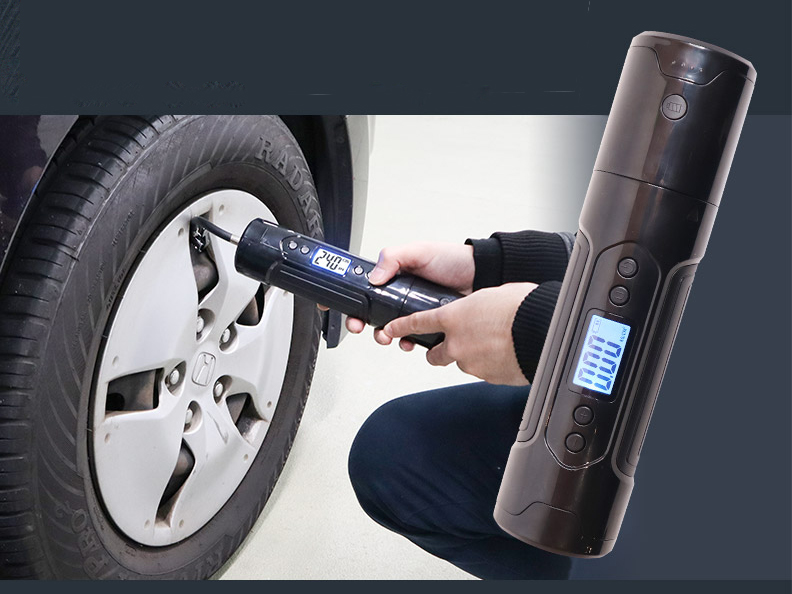 サンコー、自動車や自転車の空気入れが可能な、コンパクトな充電式エア 