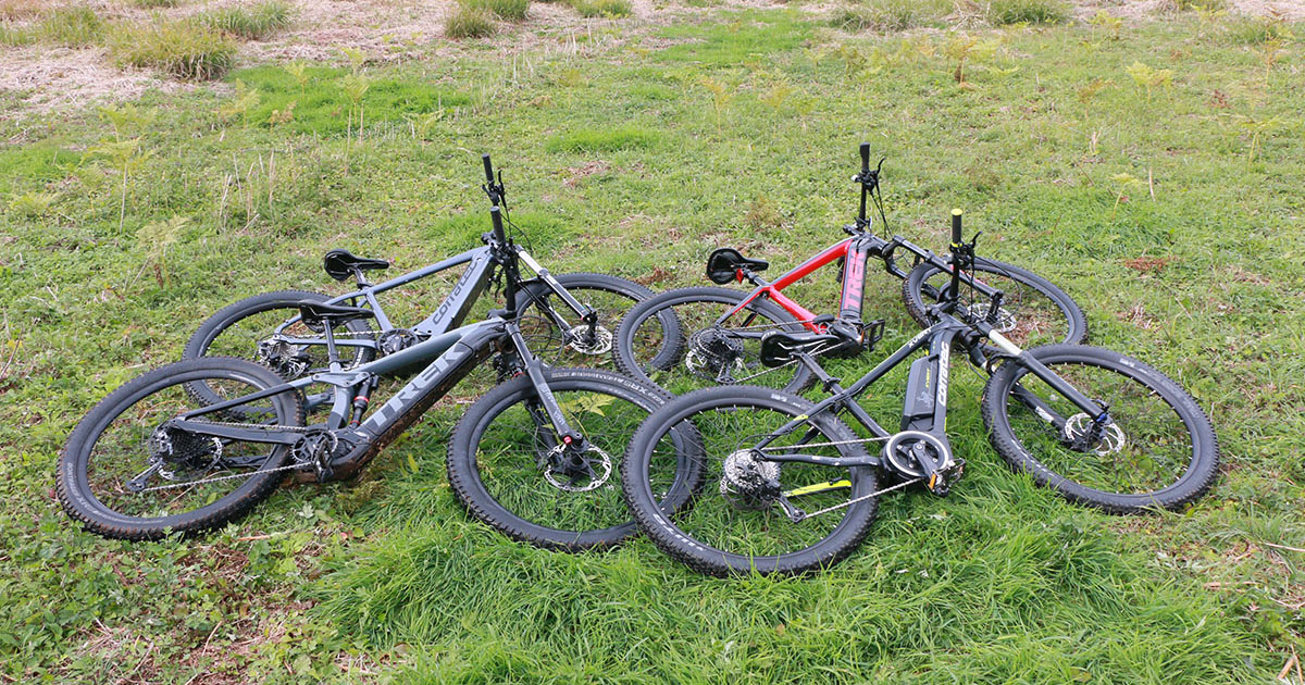 e-MTB4車種を一気に試乗比較!! 同じボッシュ製ドライブユニットで