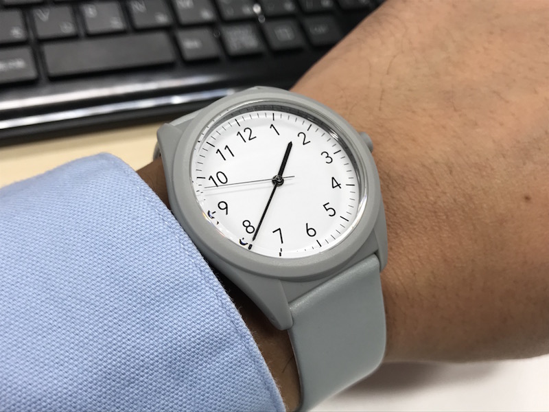 無印良品らしいミニマムなデザインで確かな作りの腕時計に大満足 