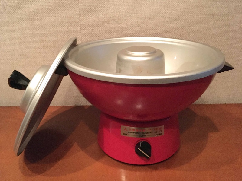 昭和レトロ 三菱電気　火鍋 ホーコー NB-802形 当時物ビンテージ　電気鍋 昭和レトロ 三菱電気 火鍋 ホーコー NB-802形 当時物ビンテージ 電気鍋