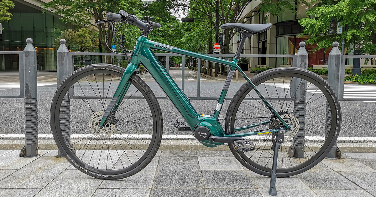 写真で見る]キャノンデール、日本初上陸のクロスバイクe-bike「Quick