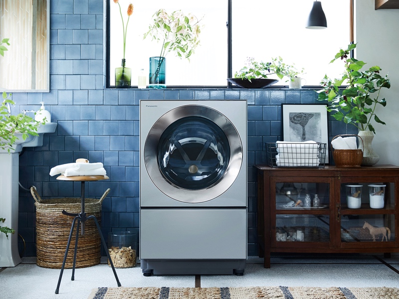 パナソニック、シンプルななめドラム洗濯乾燥機の新「Cuble」。洗剤 