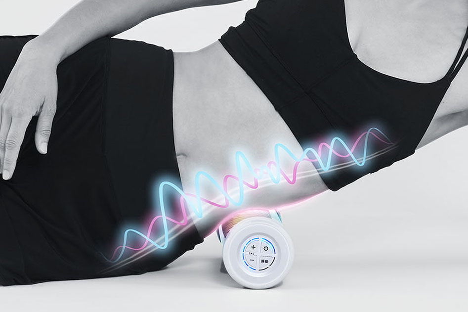 ルルド、ストレッチ用ロールにEMS搭載「パワーロール」とスイング