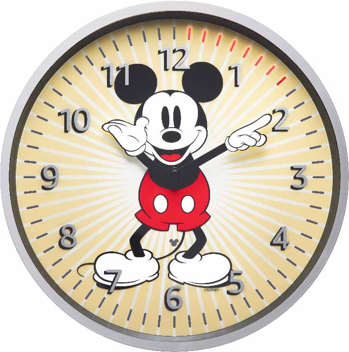【希少】echo wall clock, Mickey Mouse エディション Amazon Echoと連携するミッキーマウス壁時計。話しかけてタイマーも