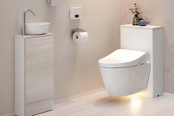 TOTO、床から浮いた壁掛けトイレ「FD」 - 家電 Watch