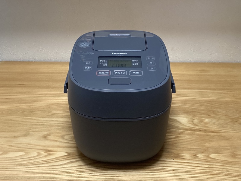 パナソニック 炊飯器 5.5合 可変圧力IH式  グレー SR-MPB100-H