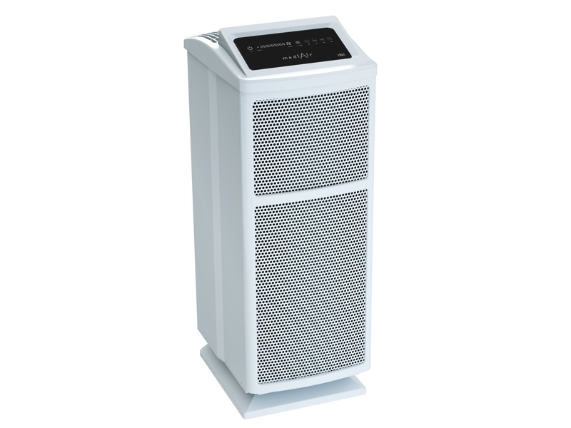 軍事技術を応用した空間除菌清浄機「メディエアー」。0.007μmの超