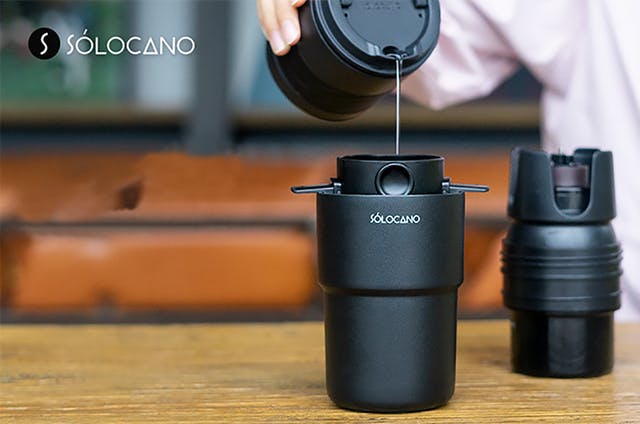 外でも挽きたてが飲めるポータブルコーヒーメーカー - 家電 Watch